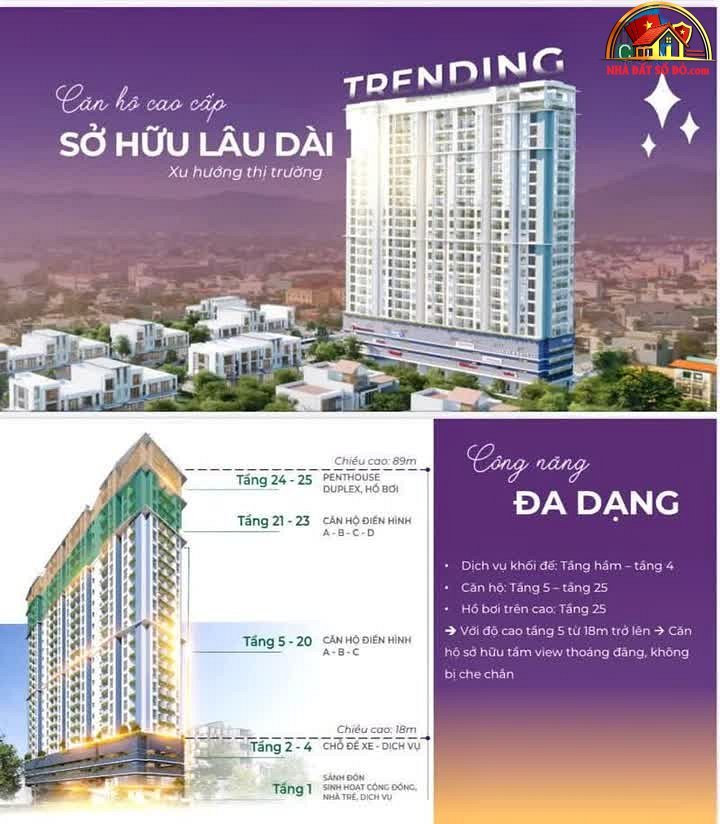 Căn hộ hạng sang tại Liên Chiểu – Đà Nẵng, giá từ 2,8 tỷ – Bán căn hộ chung cư