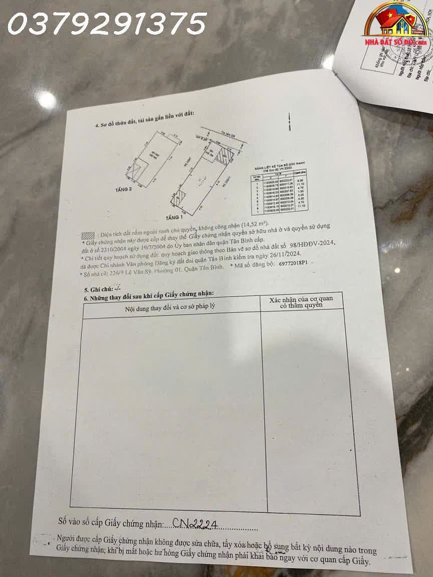 Nhà đẹp 4PN, 2WC, MT 6m tại Lê Văn Sỹ – Giá thương lượng – Bán nhà đất Tân Bình – NHÀ ĐẤT BẤT ĐỘNG SẢN SỔ ĐỎ