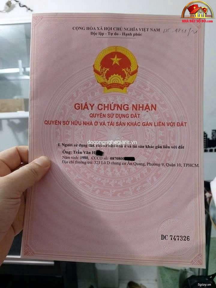 Chính chủ cần bán shophouse mặt tiền 394 Điện Biên Phủ, 107 m2, giá 10 tỷ – NHÀ ĐẤT BẤT ĐỘNG SẢN SỔ ĐỎ