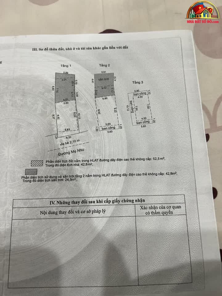 Nhà mặt phố 65m², 3 tầng, giá chỉ 6.3 tỷ – Cơ hội đầu tư tại Đà Nẵng