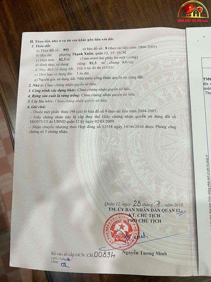 Bán đất thổ cư nở hậu, mặt tiền 4.1m – An Phú Đông – Quận 12 – Hồ Chí Minh – NHÀ ĐẤT BẤT ĐỘNG SẢN SỔ ĐỎ