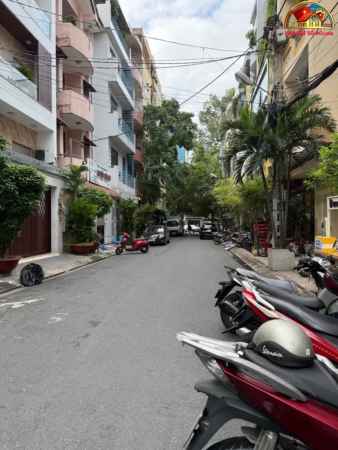 Nhà đất sổ đỏ Quận 3, 100m2, mặt tiền 8m, giá 14 tỷ