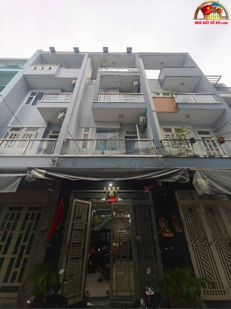 Nhà đất sổ đỏ Bình Tân 4 tầng, 55m², giá thỏa thuận