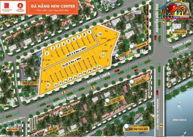 Bán đất mặt tiền 100m² tại Cẩm Lệ Đà Nẵng sổ đỏ giá 45 triệu/m²