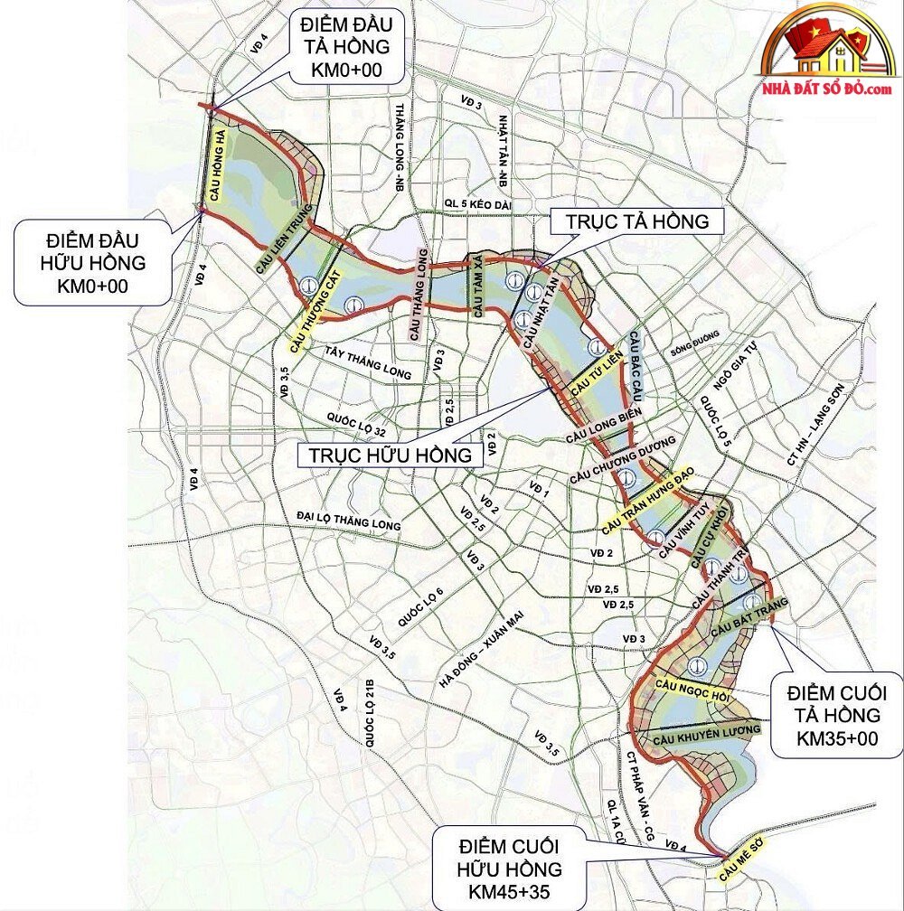 Xu hướng bất động sản sổ đỏ 2026–2027: Tầm quan trọng của mạng lưới cầu sông Hồng - Review Nhà Phố - Mua bán nhà phố thổ cư - Reviewnhapho.com Xu hướng bất động sản sổ đỏ 2026–2027: Tầm quan trọng của mạng lưới cầu sông Hồng - Review Nhà Phố - Mua bán nhà phố - Reviewnhapho.com