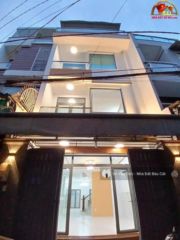 Nhà đất sổ đỏ Tân Phú Hồ Chí Minh, nhà hẻm Gò Dầu, 4 phòng ngủ, 6WC