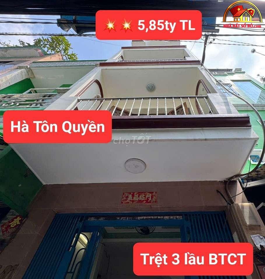 Nhà đất sổ đỏ Quận 11 TP.HCM – Nhà Bình Thới đẹp, 3PN, Giá chỉ 5.79 tỷ