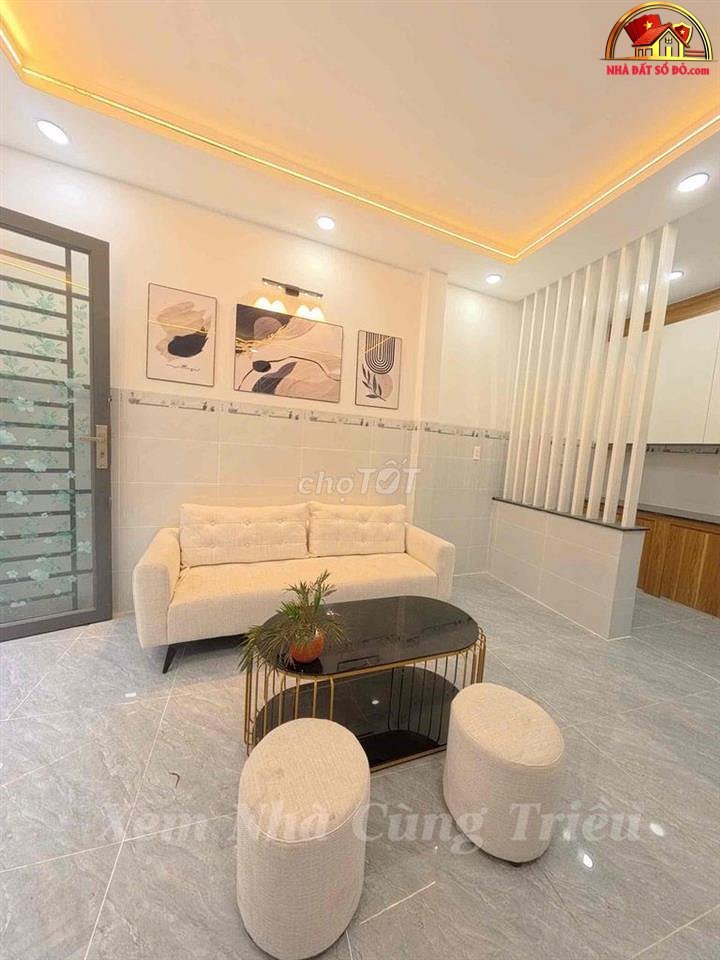 Nhà đất sổ đỏ phường Bình Trị Đông quận Bình Tân TP.HCM 2.85 tỷ diện tích 25m2