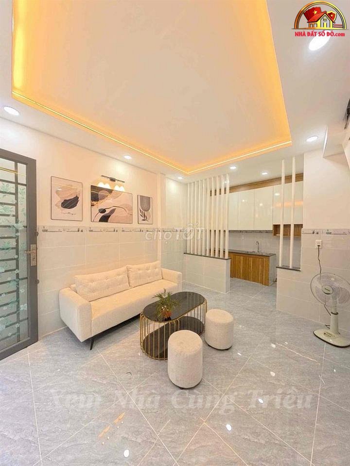 Nhà đất sổ đỏ phường Bình Trị Đông quận Bình Tân TP.HCM 2.85 tỷ diện tích 25m2