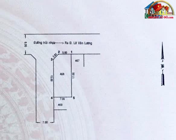 Nhà đất sổ đỏ Nhà Bè Hồ Chí Minh lô góc 2 mặt tiền 117 m² chỉ 57.33 tỷ