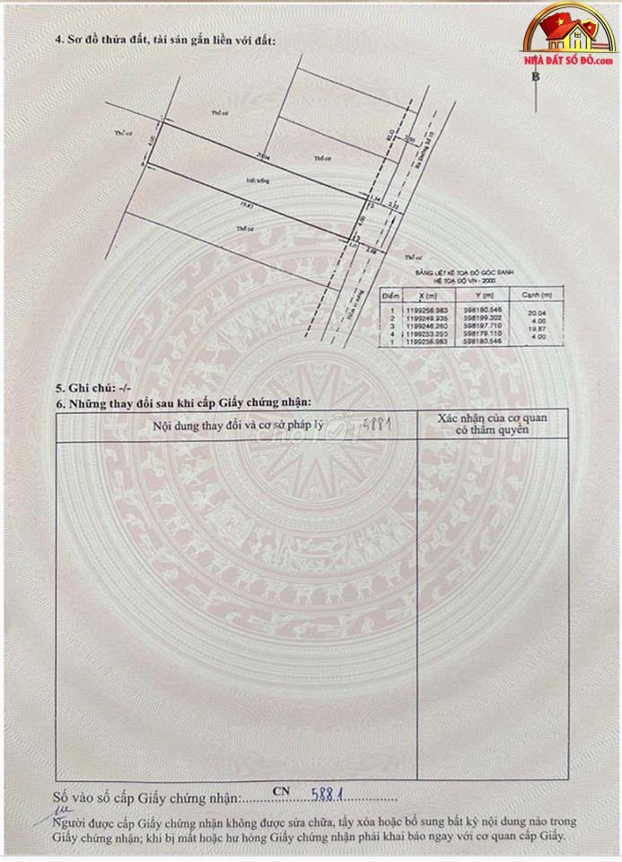 Nhà đất sổ đỏ Nguyễn Văn Khối Quận Bình Thạnh TP.HCM giá 6 tỷ