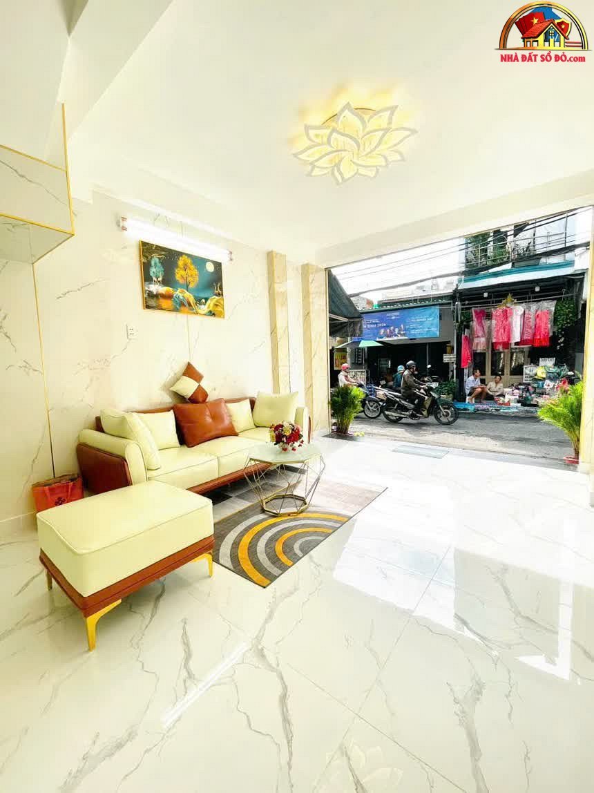 Nhà đất sổ đỏ Gò Vấp TP.HCM, bán nhà mặt tiền đường Bùi Quang Là 4 tầng giá 5.4 tỷ