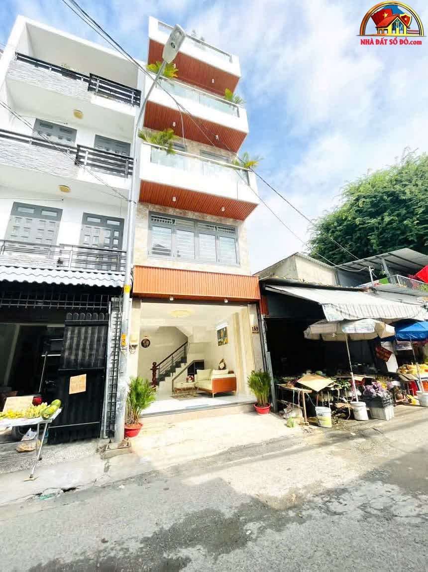 Nhà đất sổ đỏ Gò Vấp TP.HCM, bán nhà mặt tiền đường Bùi Quang Là 4 tầng giá 5.4 tỷ