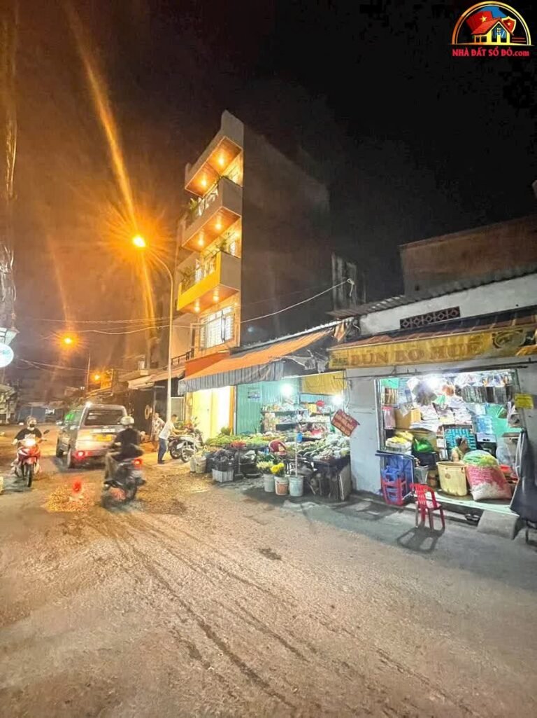 Bán nhà đất sổ đỏ Gò Vấp 5.4 tỷ, mặt tiền Bùi Quang Là 40m2