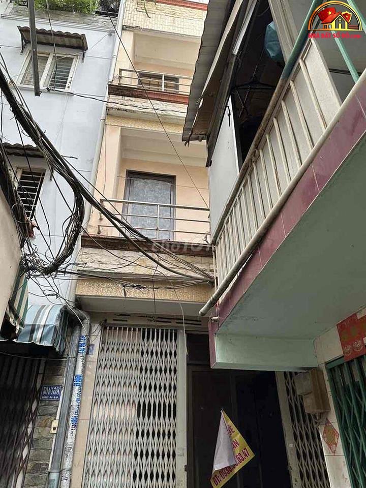 Nhà đất sổ đỏ TP.HCM – Bán nhà hẻm Bà Hạt, Quận 10 giá 6 tỷ