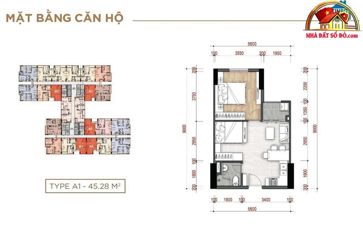 Bán căn hộ chung cư Khải Hoàn Prime 2.2 tỷ, Nhà Bè, Hồ Chí Minh
