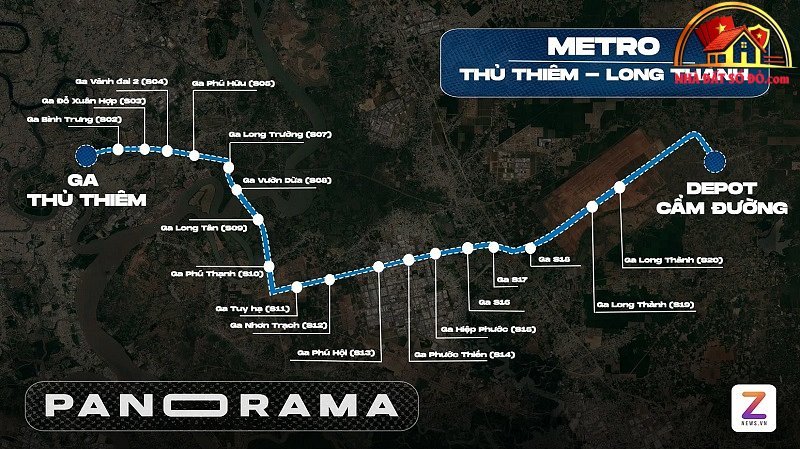 TP.HCM Đẩy Nhanh Dự Án Metro Thủ Thiêm - Long Thành - Review Nhà Phố - Mua bán nhà phố - Reviewnhapho.com