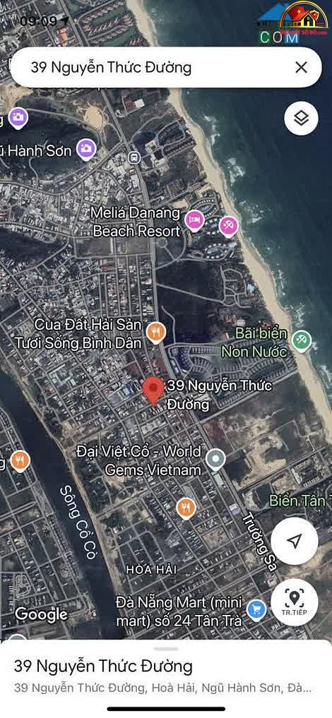 Bán đất sổ đỏ Hòa Hải Ngũ Hành Sơn Đà Nẵng giá 4.7 tỷ