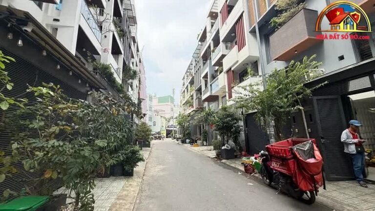 Bán nhà đất sổ đỏ Gò Vấp TP.HCM – Nhà mới đường 8m Phan Huy Ích