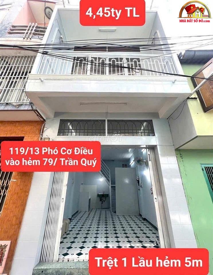 Nhà đất sổ đỏ Quận 11 TP.HCM diện tích 32m2 giá 4.65 tỷ