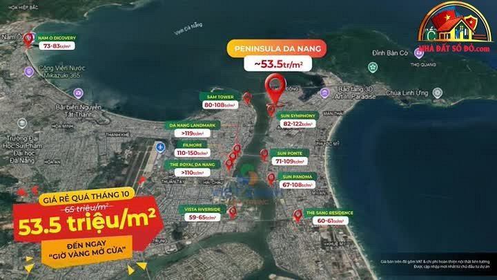 Bán căn hộ mặt sông Hàn Đà Nẵng – 46m² chỉ 750 triệu