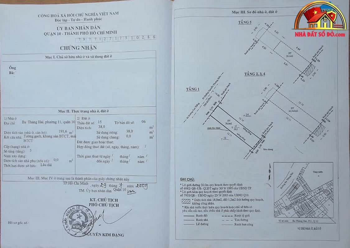 Nhà đất sổ đỏ Quận 10 – Bán nhà mặt phố 3/2, Phường 11, 5 lầu, 23 tỷ