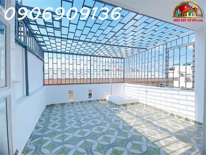 Nhà đất sổ đỏ Nhà Bè 6.2 tỷ, 4 tầng mới, hẻm xe hơi, đầy đủ nội thất