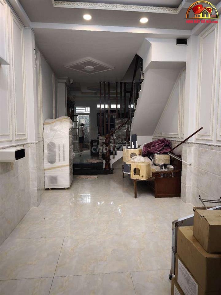Nhà đất sổ đỏ Quận 6 Hồ Chí Minh, nhà mới 4PN giá 6.7 tỷ