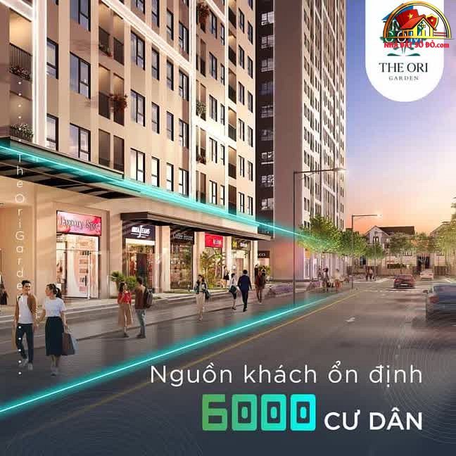 Bất động sản sổ đỏ Đà Nẵng: Bán căn hộ chung cư The Ori Garden