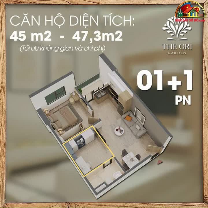 Bán căn hộ chung cư The Ori Garden giá tốt tại Liên Chiểu Đà Nẵng