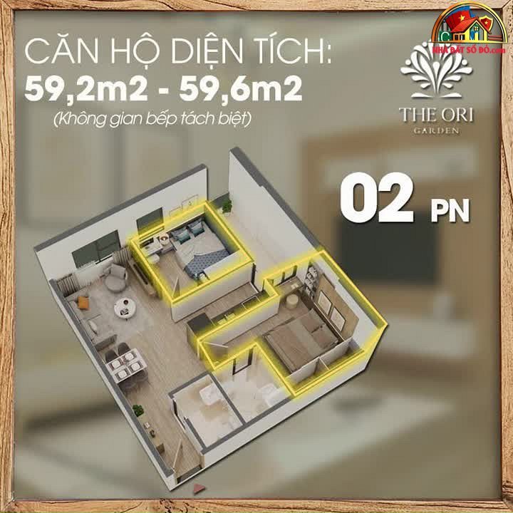 Bán căn hộ chung cư The Ori Garden giá tốt tại Liên Chiểu Đà Nẵng