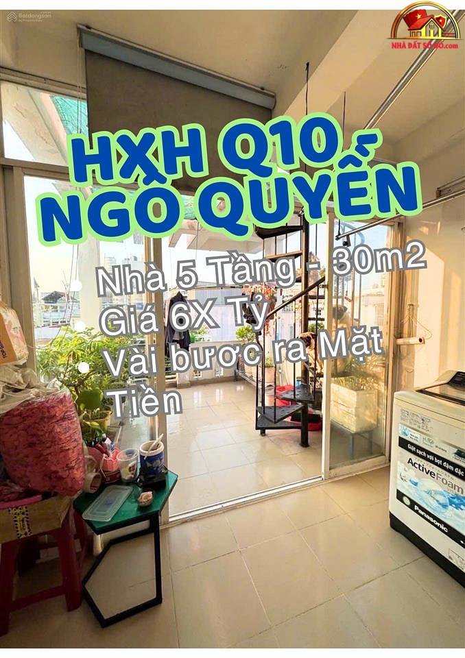 Nhà đất sổ đỏ phường Diên Hồng Quận 10 TP.HCM với giá 6.9 tỷ