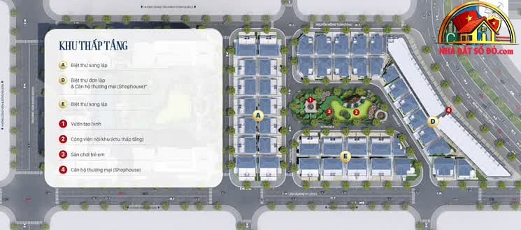 Nhà đất sổ đỏ biệt thự góc 2 mặt tiền tại Victoria Village, Quận 2