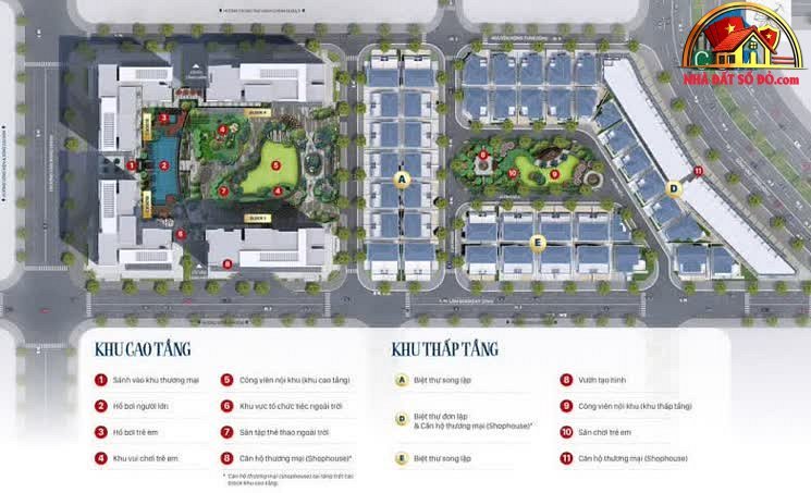 Nhà đất sổ đỏ biệt thự góc 2 mặt tiền tại Victoria Village, Quận 2