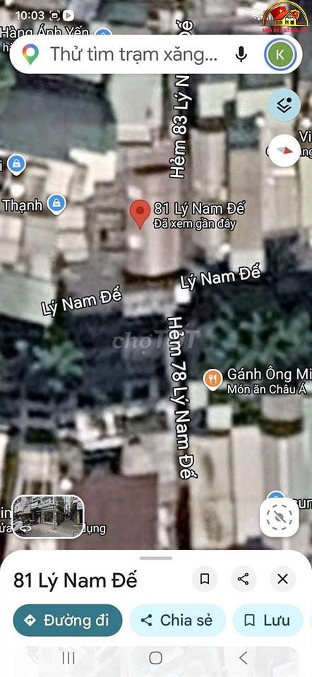 Nhà đất sổ đỏ 81 Đường Lý Nam Đế, Quận 11, TP.HCM giá 14.8 tỷ