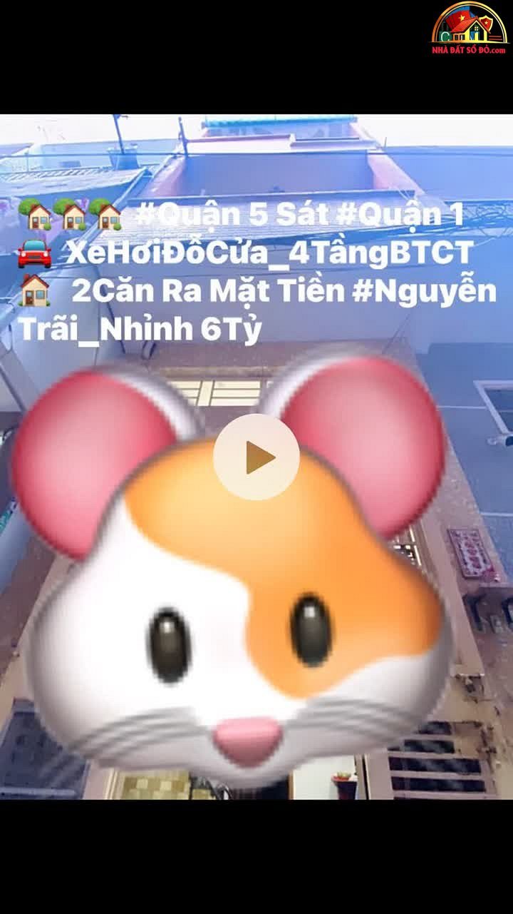 Nhà đất sổ đỏ Quận 5 Hồ Chí Minh – Bán nhà riêng 6 tỷ 500