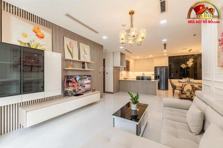 Bất động sản sổ đỏ 3 phòng ngủ Vinhomes Central Park giá 13.9 tỷ