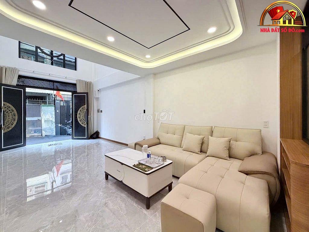Nhà đất sổ đỏ Quận Bình Thạnh TP.HCM, hẻm ô tô, giá 12.7 tỷ