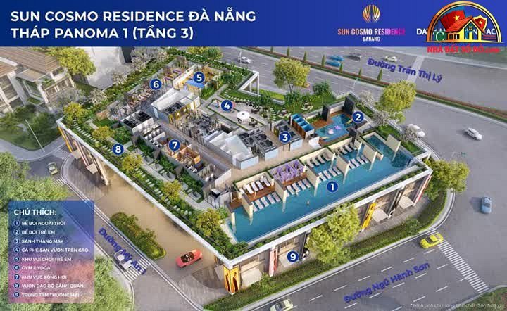 Bất động sản sổ đỏ Ngũ Hành Sơn Đà Nẵng – Căn hộ Sun Cosmo Residence