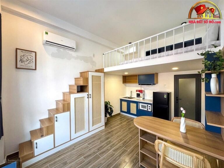Nhà đất sổ đỏ Phú Nhuận – Căn hộ duplex 40m² đầy đủ nội thất giá 6.5 triệu