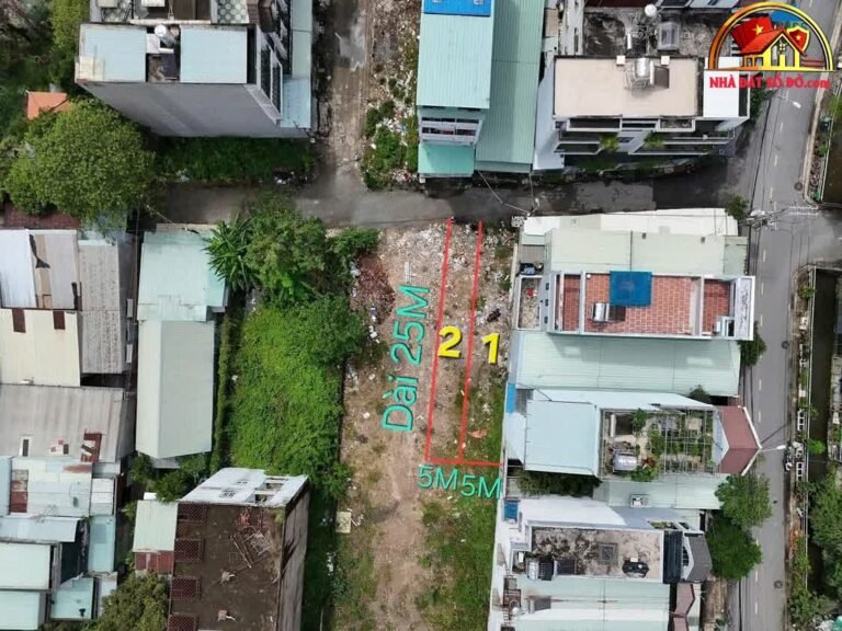 Bán đất sổ đỏ Quận 12 Hồ Chí Minh 125m² giá 5.6 tỷ