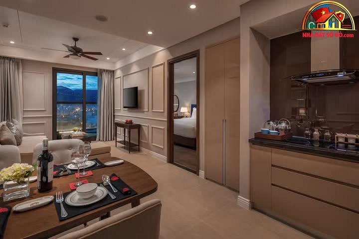 Bán căn hộ chung cư Alphanam Luxury Apartment 2PN sổ đỏ tại Sơn Trà Đà Nẵng