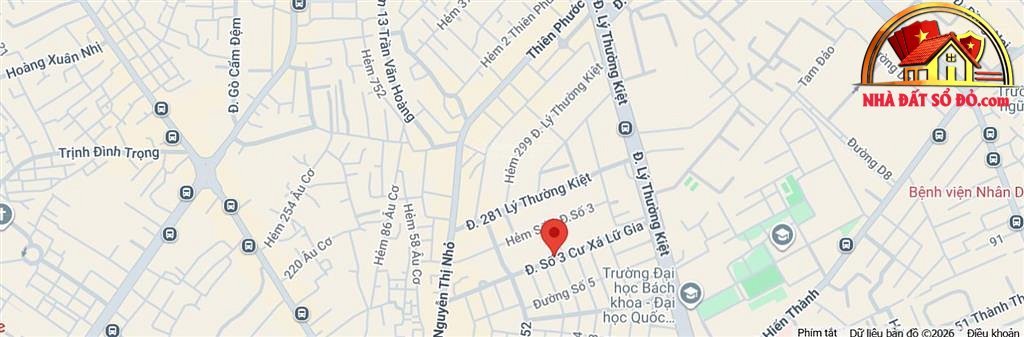 Bán nhà riêng sổ đỏ Quận 11 Hồ Chí Minh giá chỉ 19.5 tỷ