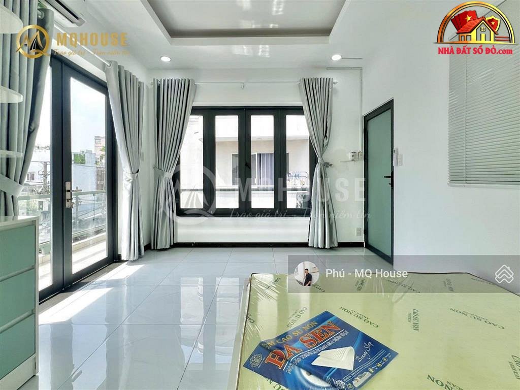 Bất động sản sổ đỏ Phú Nhuận căn hộ 1 phòng ngủ giá 6.9 triệu