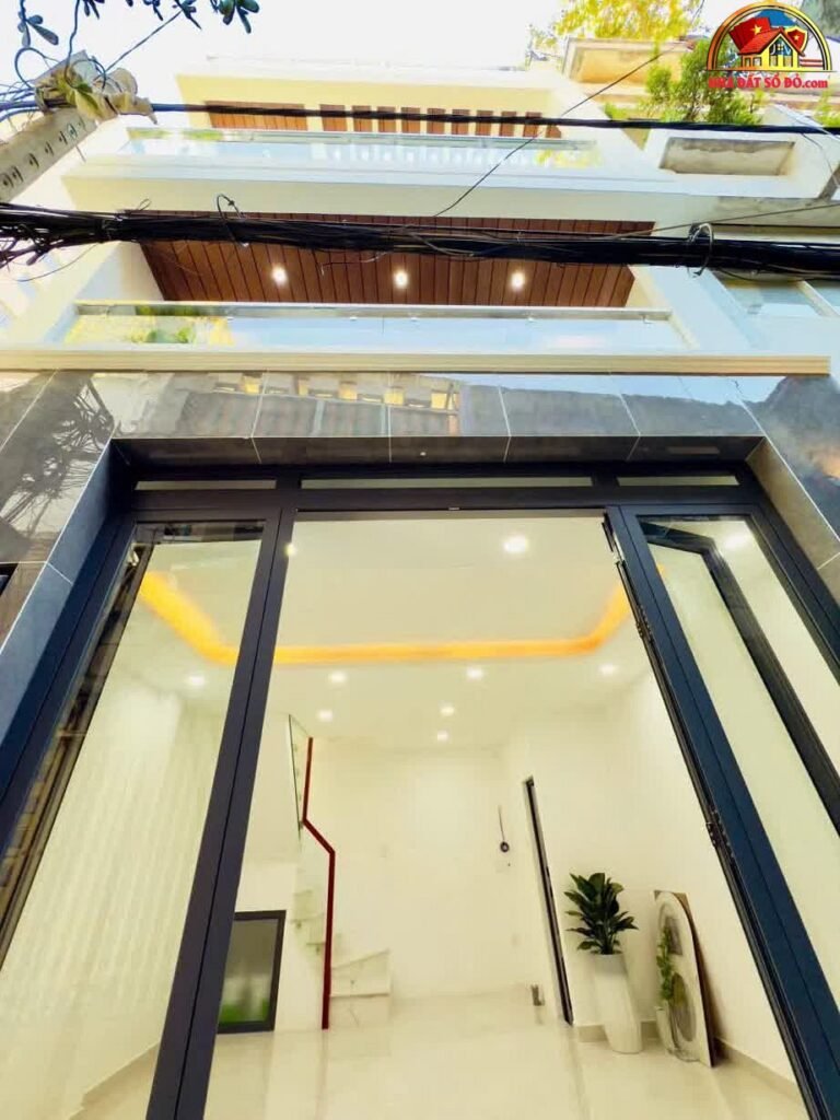 Bán nhà đất sổ đỏ Quận 8 Hồ Chí Minh, 4 tầng, giá 4.68 tỷ