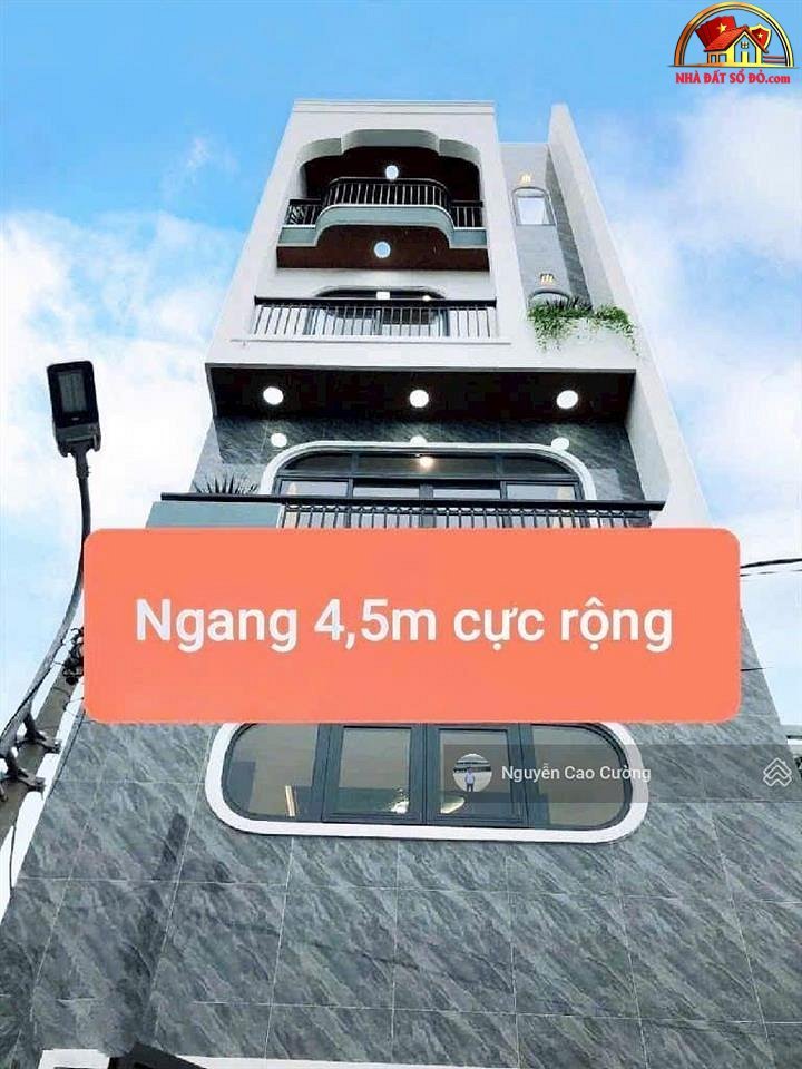 Nhà đất sổ đỏ Quận 12 TP.HCM giá tốt chỉ 5,89 tỷ với 4 phòng ngủ