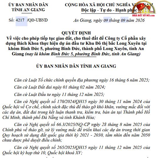 An Giang gỡ khó dự án khu đô thị 9ha tại TP Long Xuyên cũ- Ảnh 1.