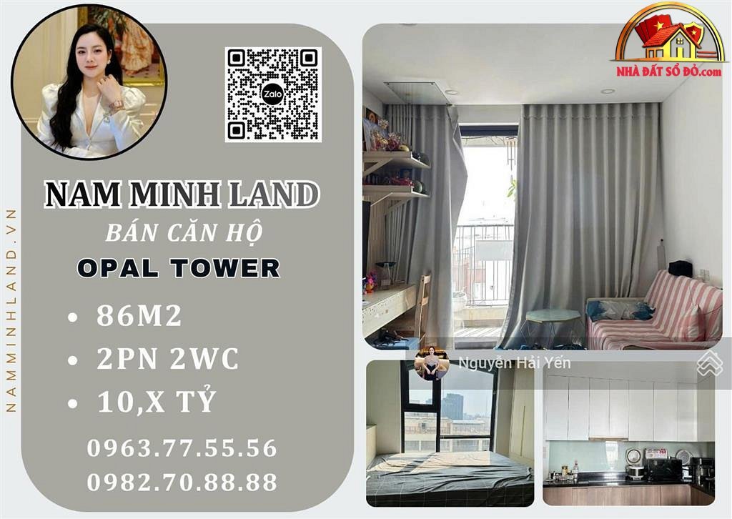 Căn hộ Opal Tower 90m2 chỉ 10.9 tỷ – View sông tuyệt đẹp – Bình Thạnh – NHÀ ĐẤT BẤT ĐỘNG SẢN SỔ ĐỎ