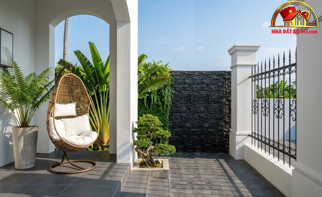 Biệt thự Hưng Yên phong cách Địa Trung Hải dưới mái ngói Bắc Bộ- Ảnh 8.