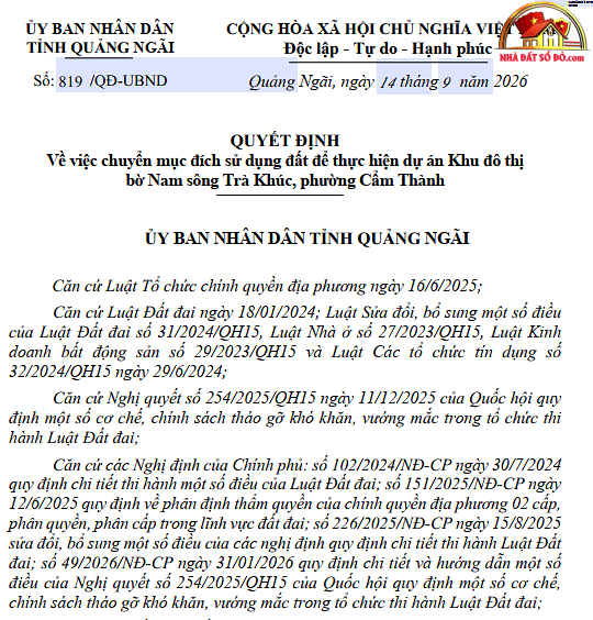 Bước tiến pháp lý khu đô thị ven sông Trà Khúc- Ảnh 1.